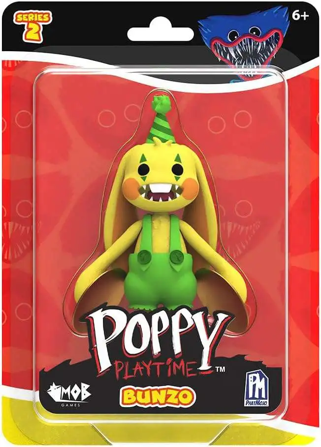 Poppy Playtime Bunzo Bunny Collector's Clip Mini Figure Series 1