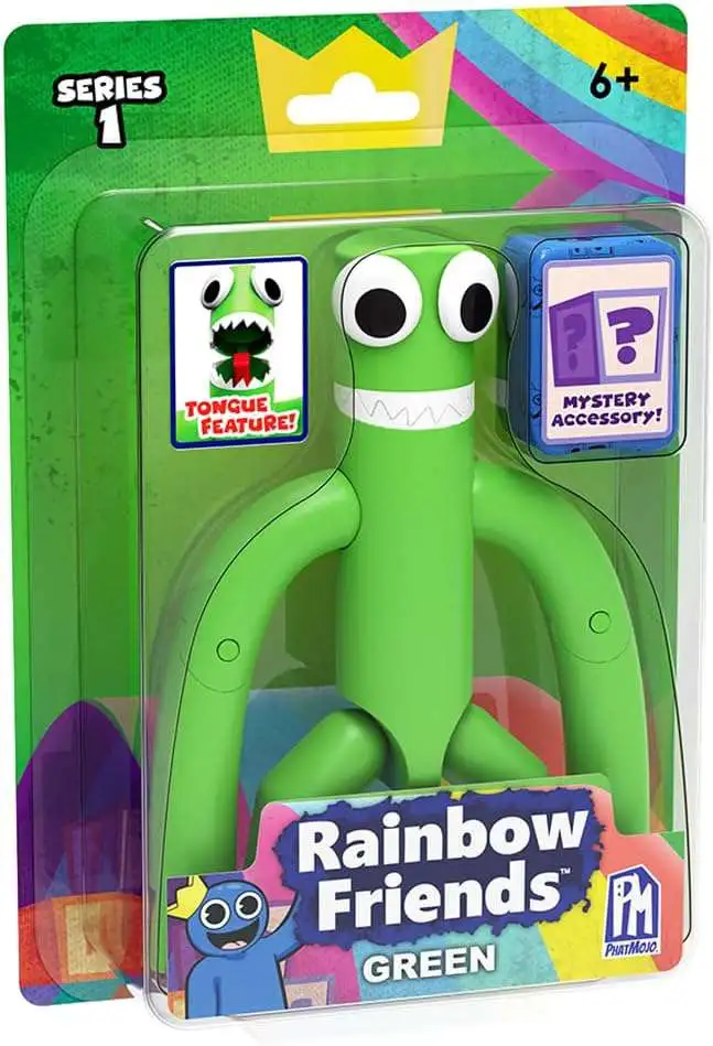 レインボーフレンズ Rainbow Friends Series 1 Green 5 Action Figure PhatMojo - ToyWiz