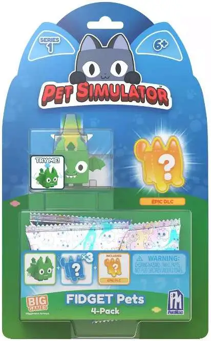 Pet Simulator X Fidget Pets Mystery 4-Pack