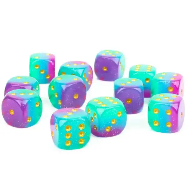 Sirius Dice D6 Northern Lights 12mm Dice Set