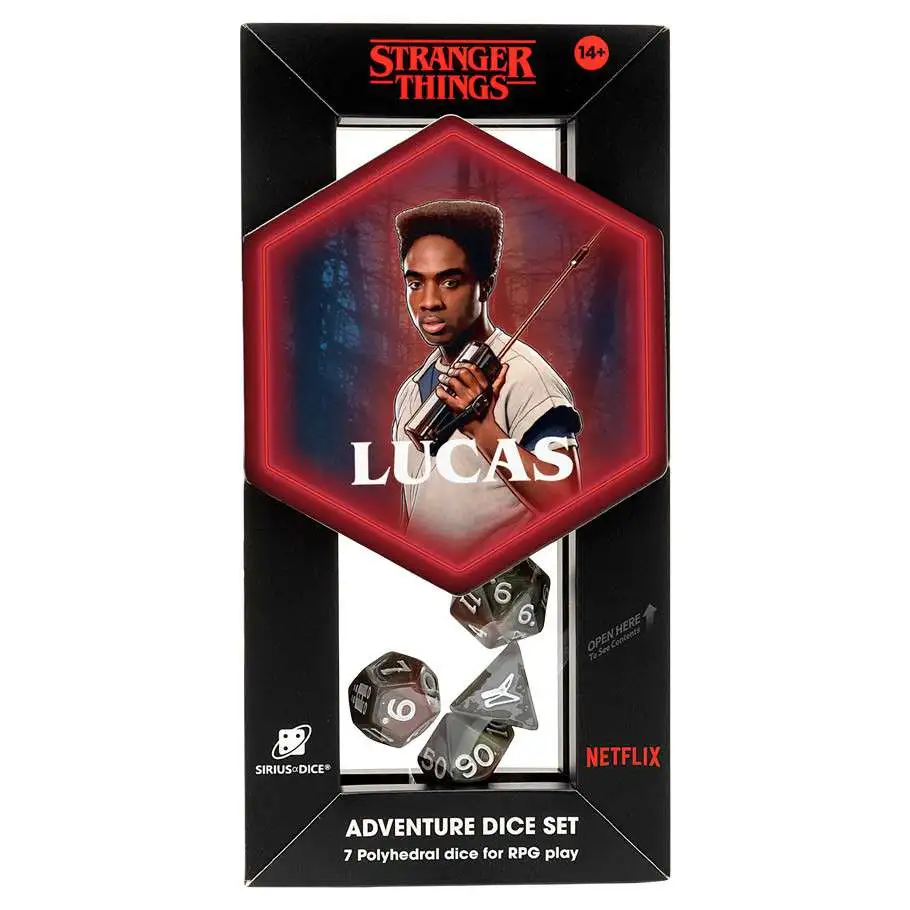 Stranger Things Lucas Adventure Dice Set