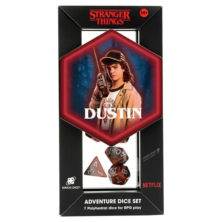 Stranger Things Dustin Adventure Dice Set