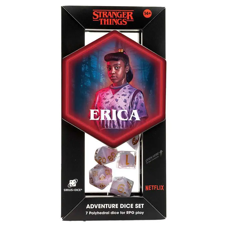 Stranger Things Erica Adventure Dice Set
