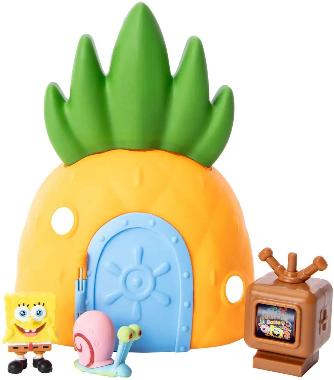 Spongebob Squarepants Pineapple Lounge Mini Playset [with Spongebob & Gary Minifigures]