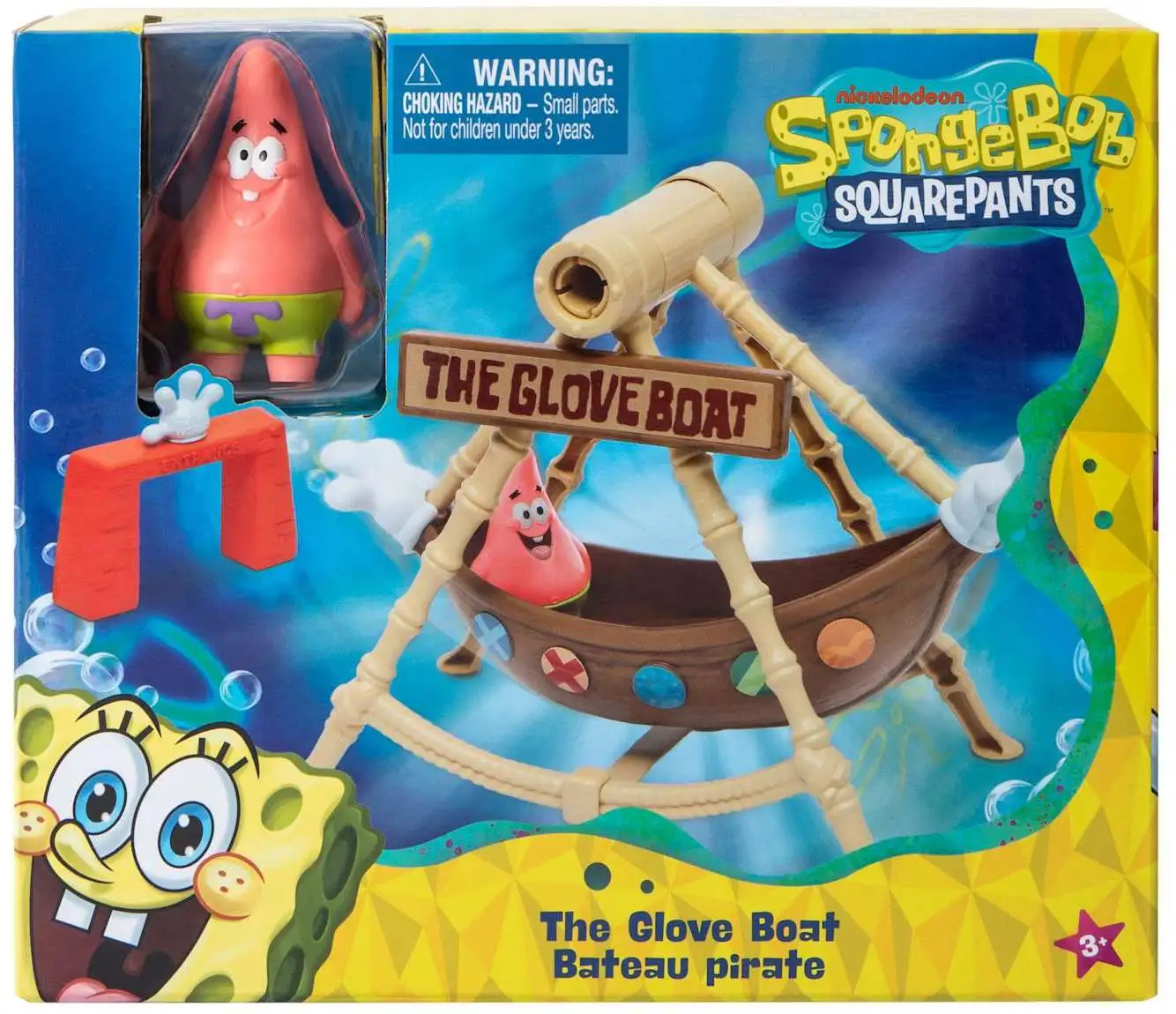 Spongebob Squarepants The Glove Boat Mini Playset