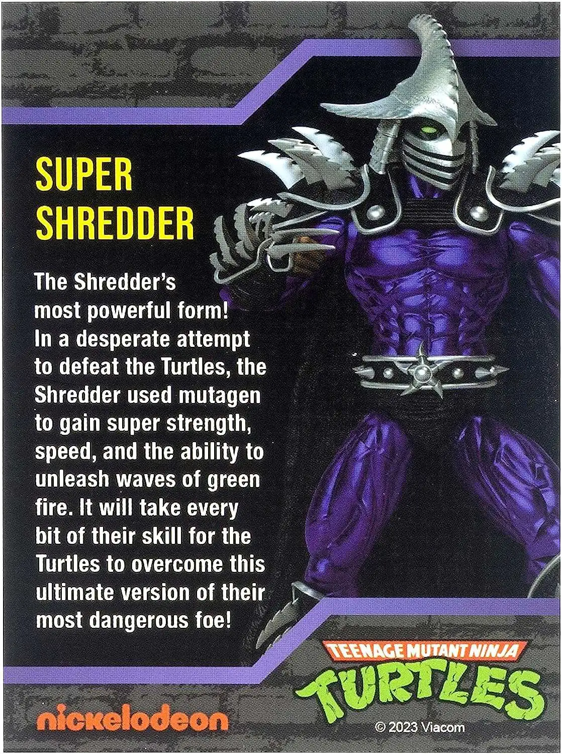 Teenage Mutant Ninja Turtles BST AXN XL Super Shredder (Figure & Comic —  Nerdzoic Toy Store