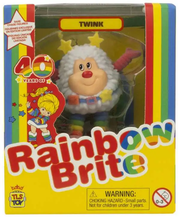 Rainbow Brite CheeBee 40th Anniversary Twink 3-Inch PVC Figure [Flocked Chase]