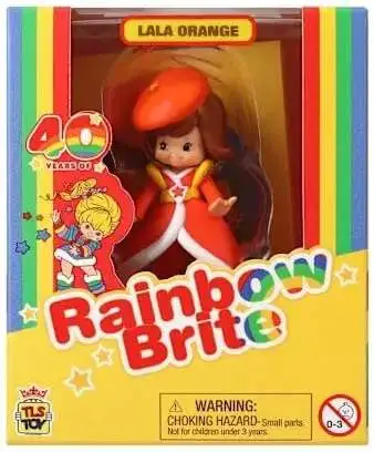 Rainbow Brite CheeBee Series 2 40th Anniversary Lala Orange 1.5-Inch PVC Figure