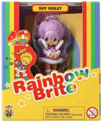 Rainbow Brite CheeBee Series 2 40th Anniversary Shy Violet 1.5-Inch PVC Figure