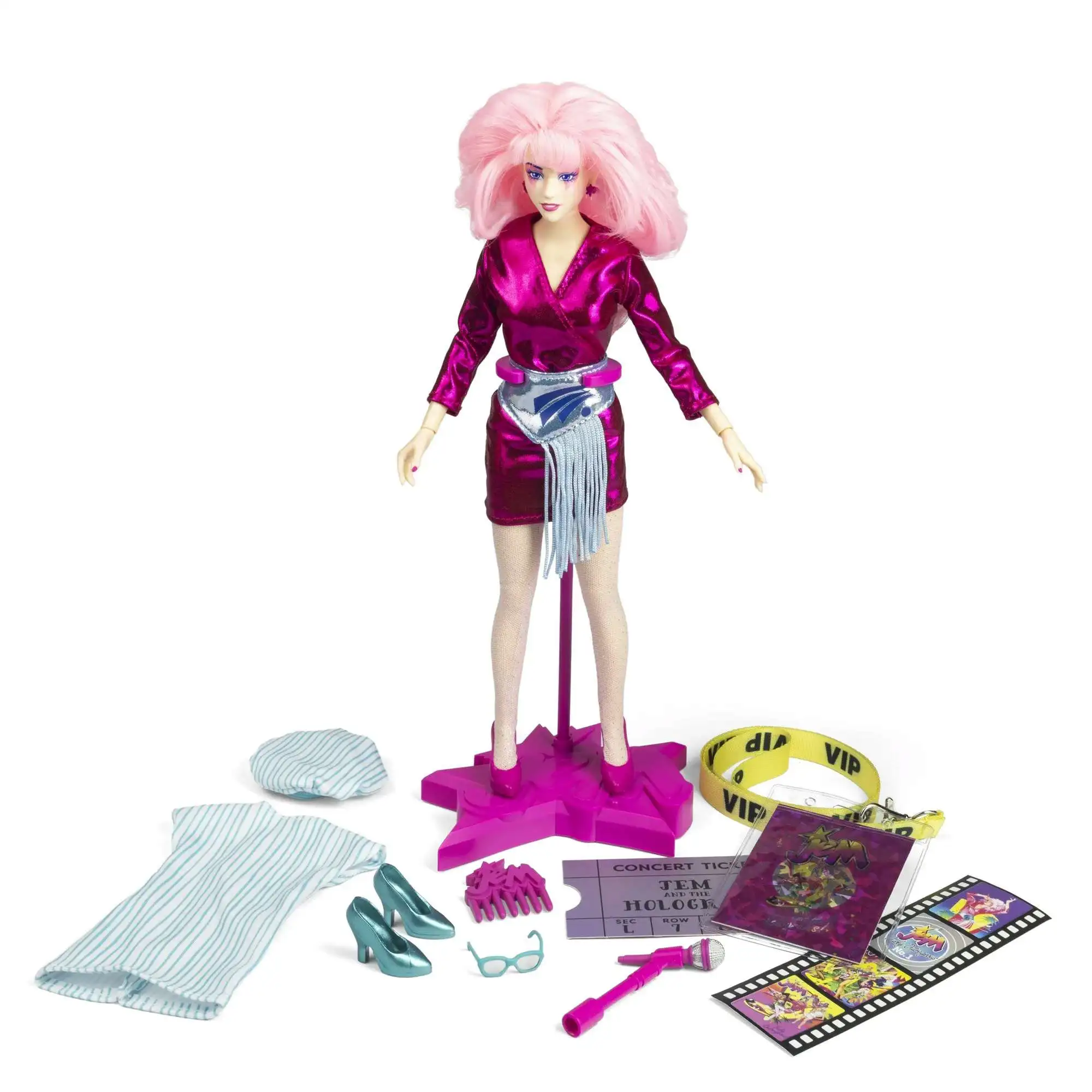 Jem The Holograms Jem Jerrica 12 Doll with Sound The Loyal Subjects ...