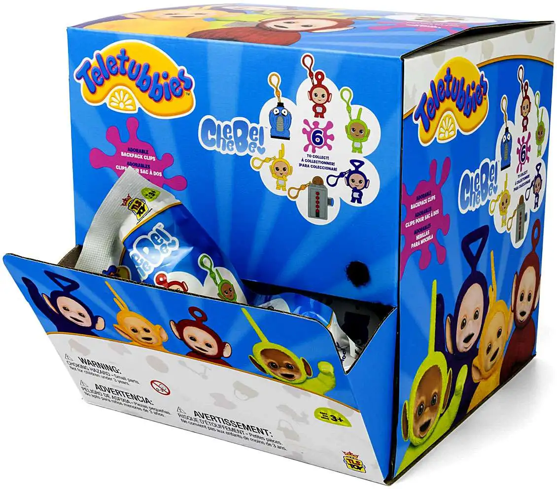 Teletubbies CheeBee Backpack Clip 2-Inch Mystery Box [24 Packs]