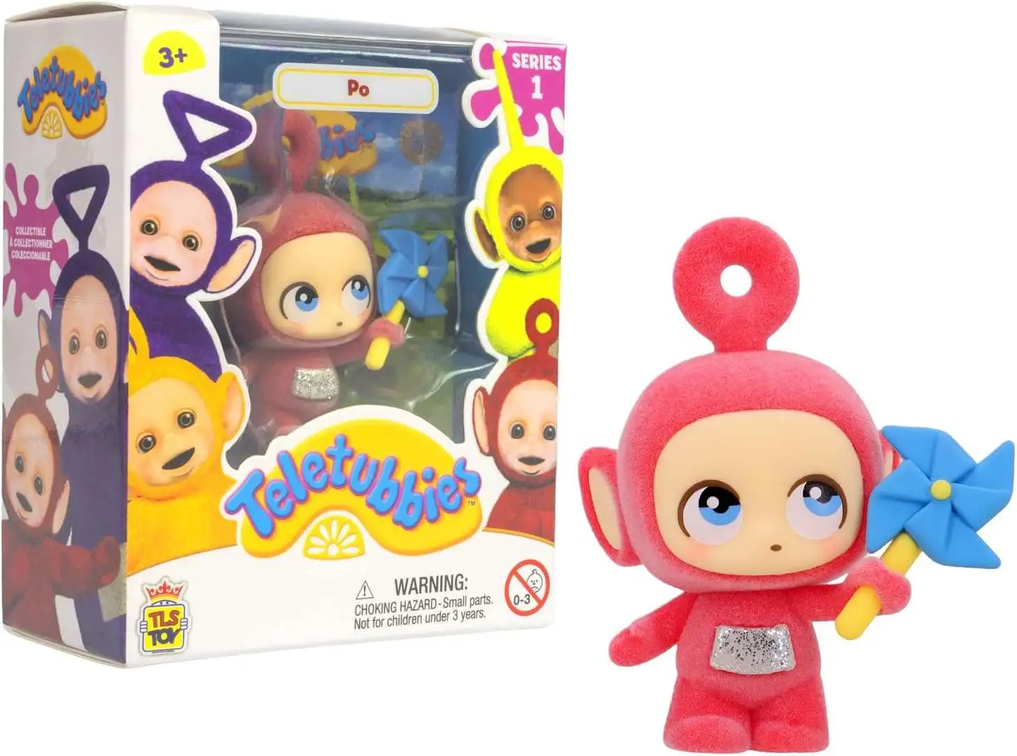 Teletubbies CheeBee Cuties Po 2.5-Inch Minifigure [Flocked]