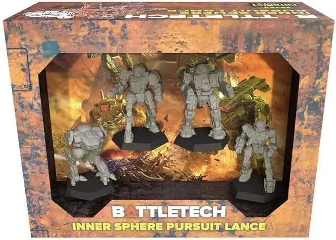 BattleTech Inner Sphere Pursuit Lance Miniatures Pack