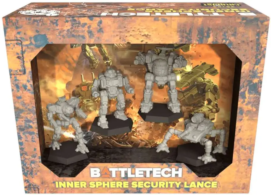BattleTech Inner Sphere Security Lance Miniatures Pack