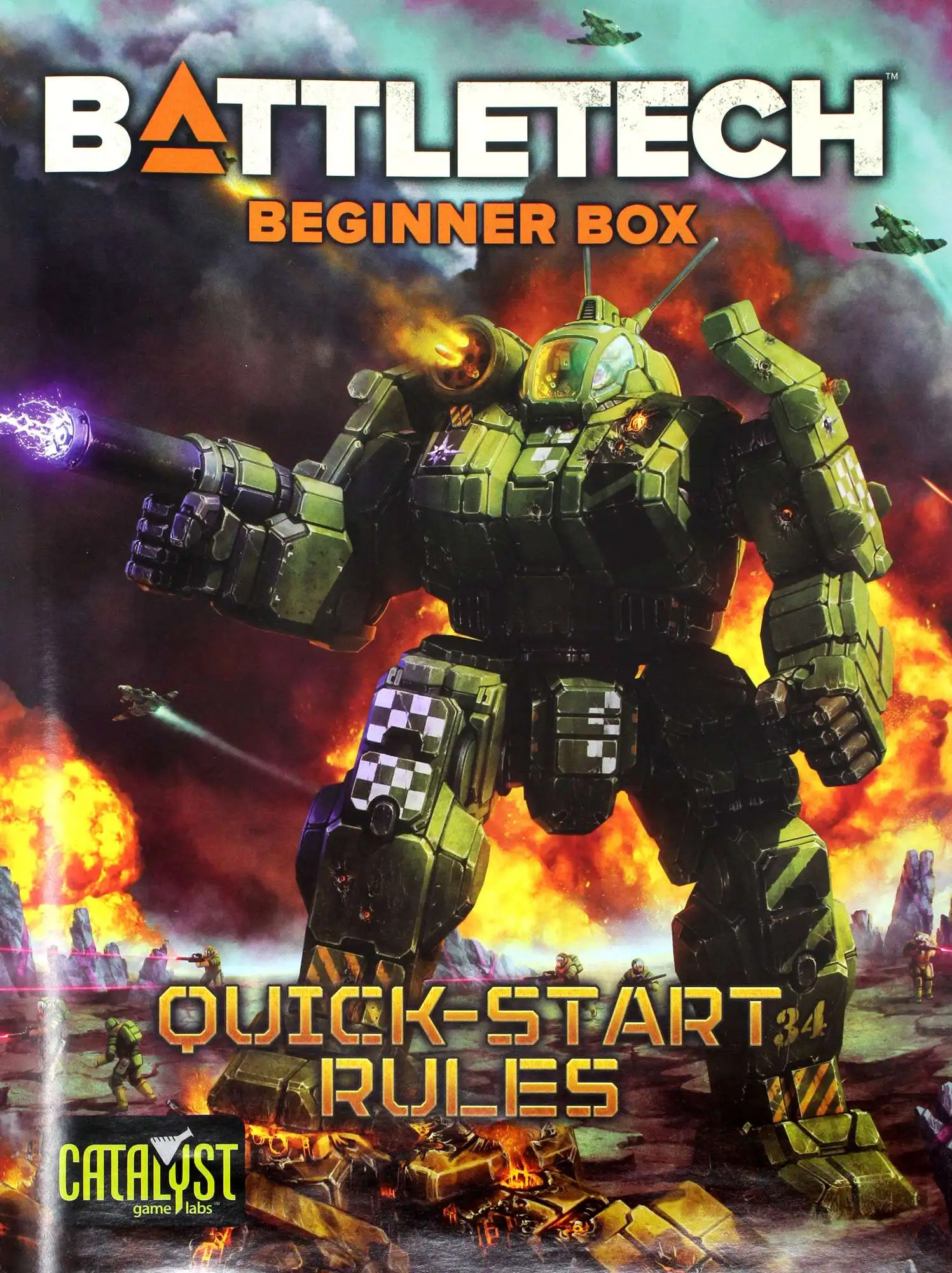 BattleTech 12-Page Rulebook [40th Anniversary]