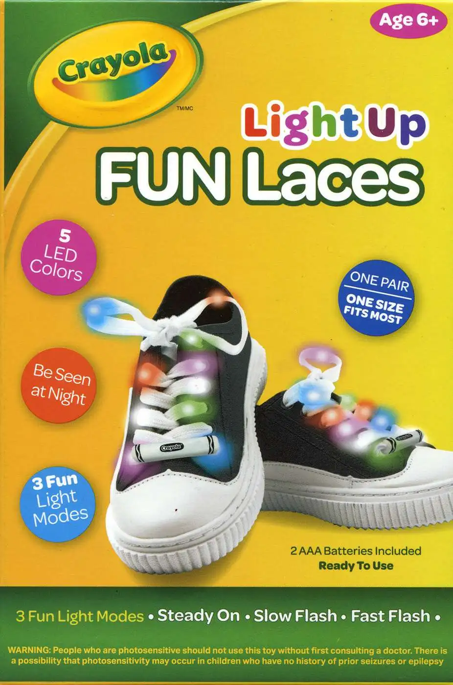 Crayola Light-Up Fun Laces