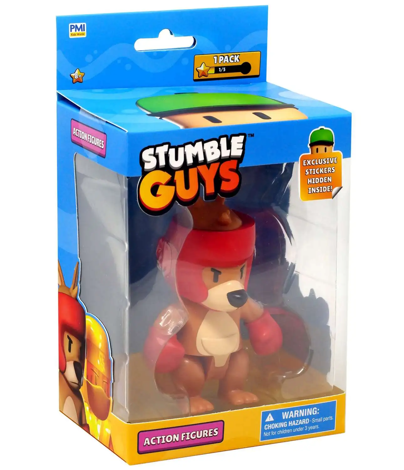 Stumble Guys Boxing Roo Action Figure