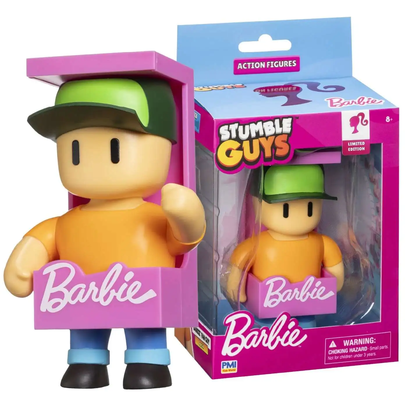 Stumble Guys Barbie Fan Guy Action Figure