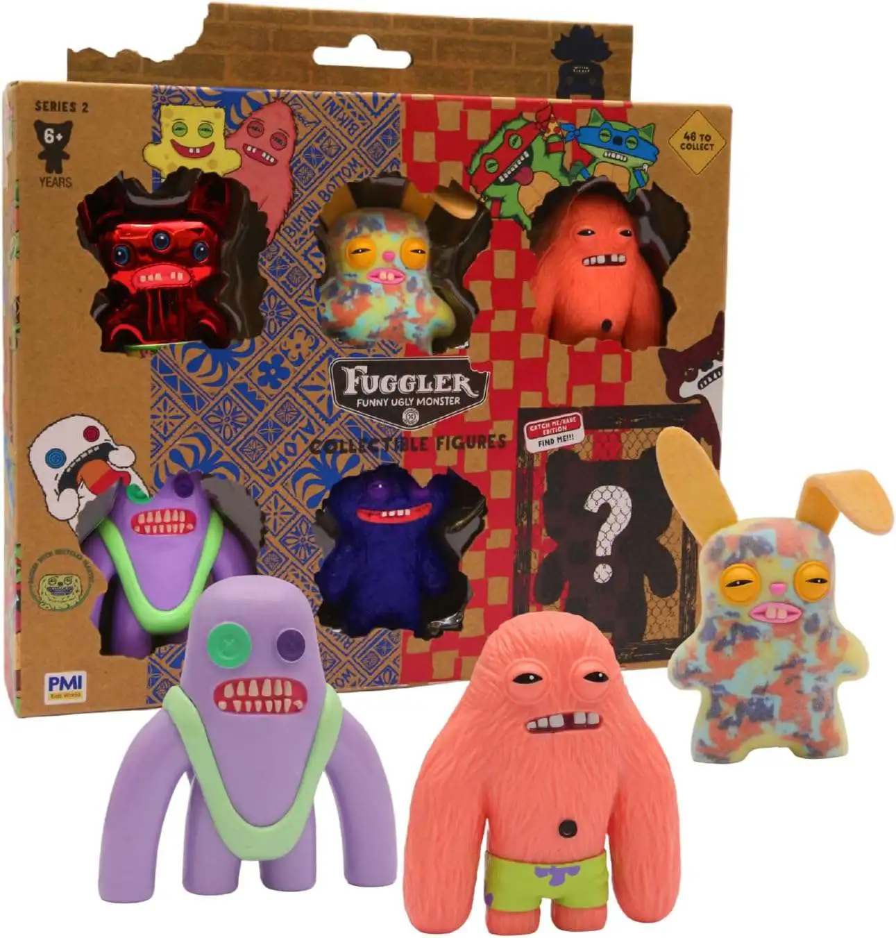 Fuggler Series 2 Assortment A 2.5-Inch Mini Figure 6-Pack