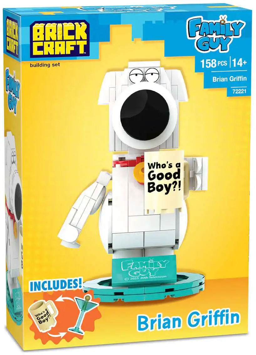 Family Guy Brian Griffin Building Block Set #72221