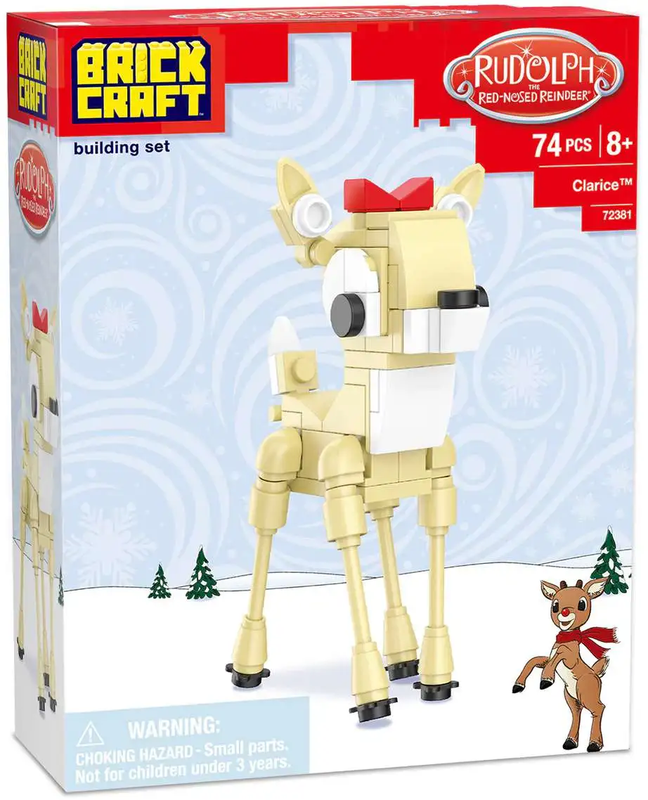 Rudolph the Red-Nosed Reindeer Clarice Brick Building Set Brickcraft ...