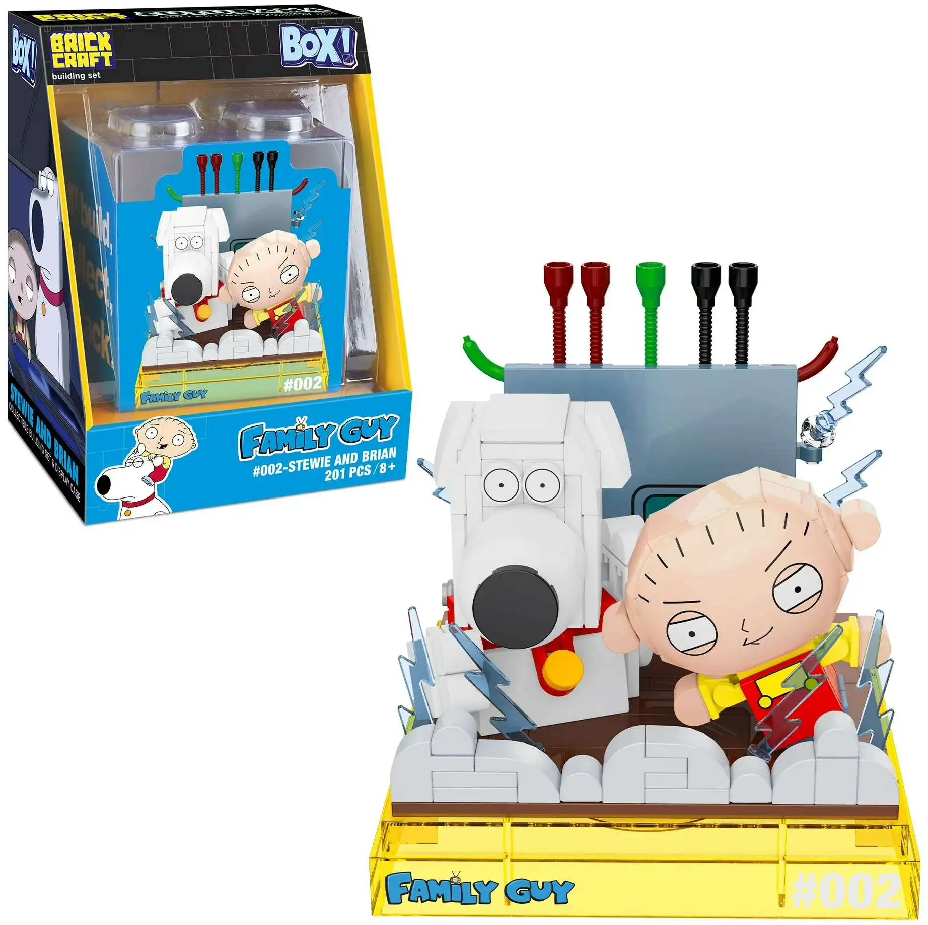 Family Guy Box! Stewie & Brian Building Block Set #002 [201 Pieces]
