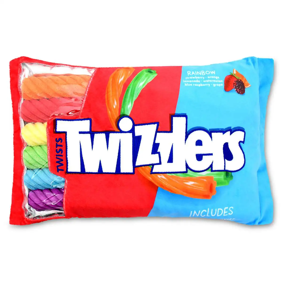 Rainbow Twizzlers Packaging Fleece 19-Inch Plush Set