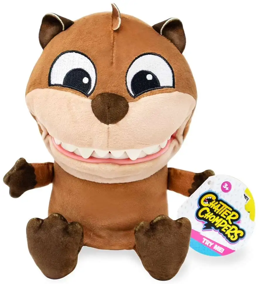 Chatter Chompers Beaver 6.5-Inch Plush Figure with Sound