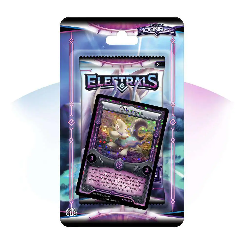 Elestrals Trading Card Game Moonrise Stellar Werepup BLISTER Pack [1 Pack]