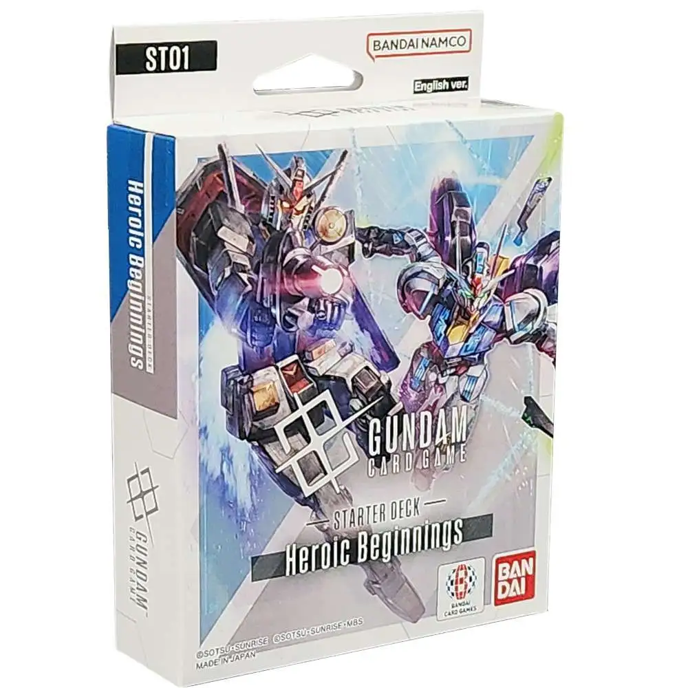 Gundam Trading Card Game Heroic Beginnings Starter Deck ST01 [Blue & White]