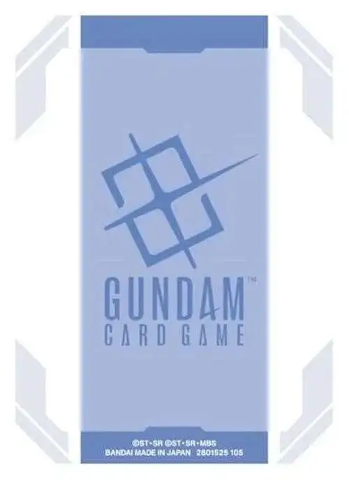 Gundam Trading Card Game Series 1 Design 1 Official Card Sleeves 70 Sleeves  Bandai - ToyWiz
