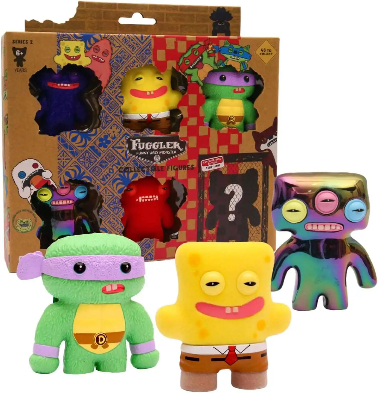 Series 2 Fuggler 2.5-Inch Mini Figure 6-Pack [Assortment D]