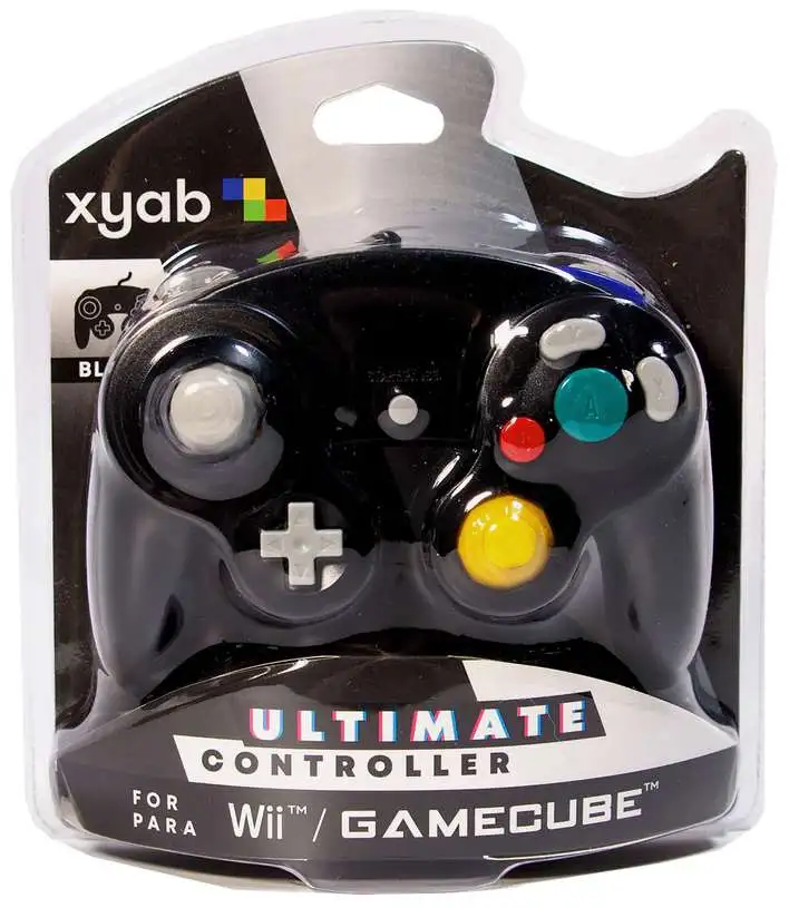 XYAB Nintendo Ultimate Black Wired Controller [Game Cube & Wii]