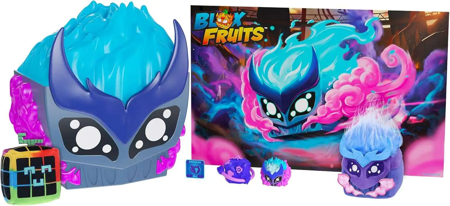 Roblox Blox Fruits Series 3 Gas Fruit Collector Bundle [7 Great Items, 2 Plush, 2 Mini Figures + DLC Code!]