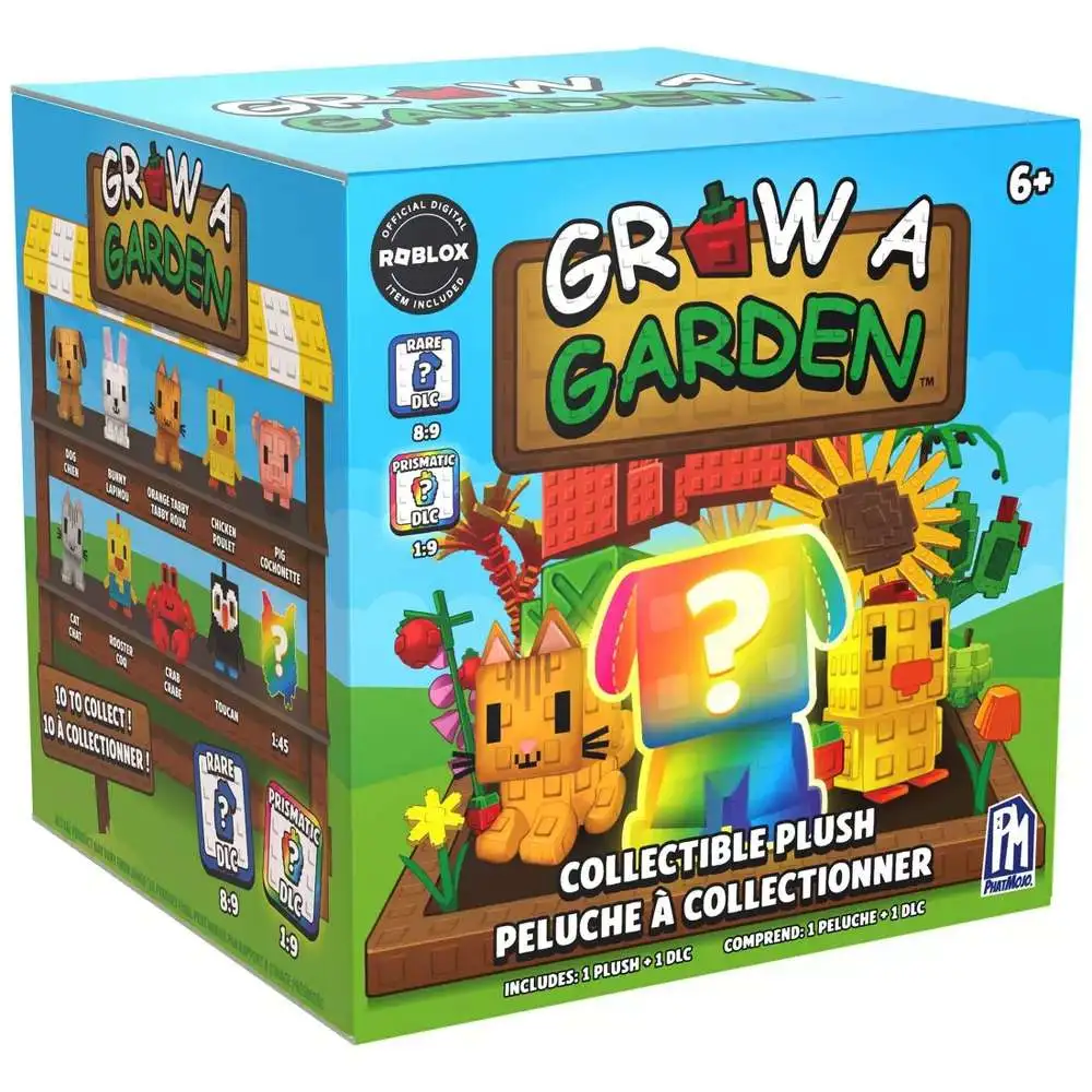 Roblox Grow a Garden 4-Inch Mystery Plush [1 RANDOM Plush & DLC Code!]