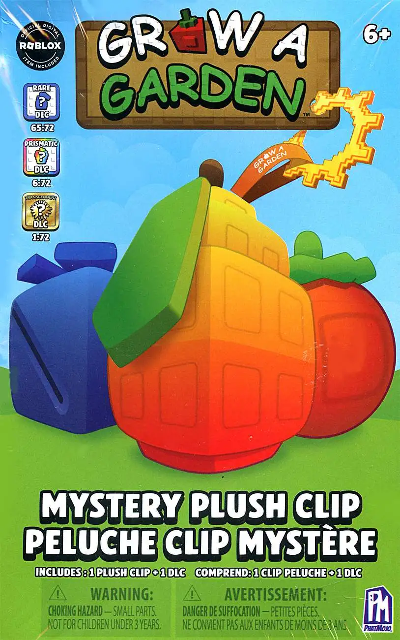 Grow a Garden Roblox Plush Clip 5 Mystery Pack 1 RANDOM Clip On