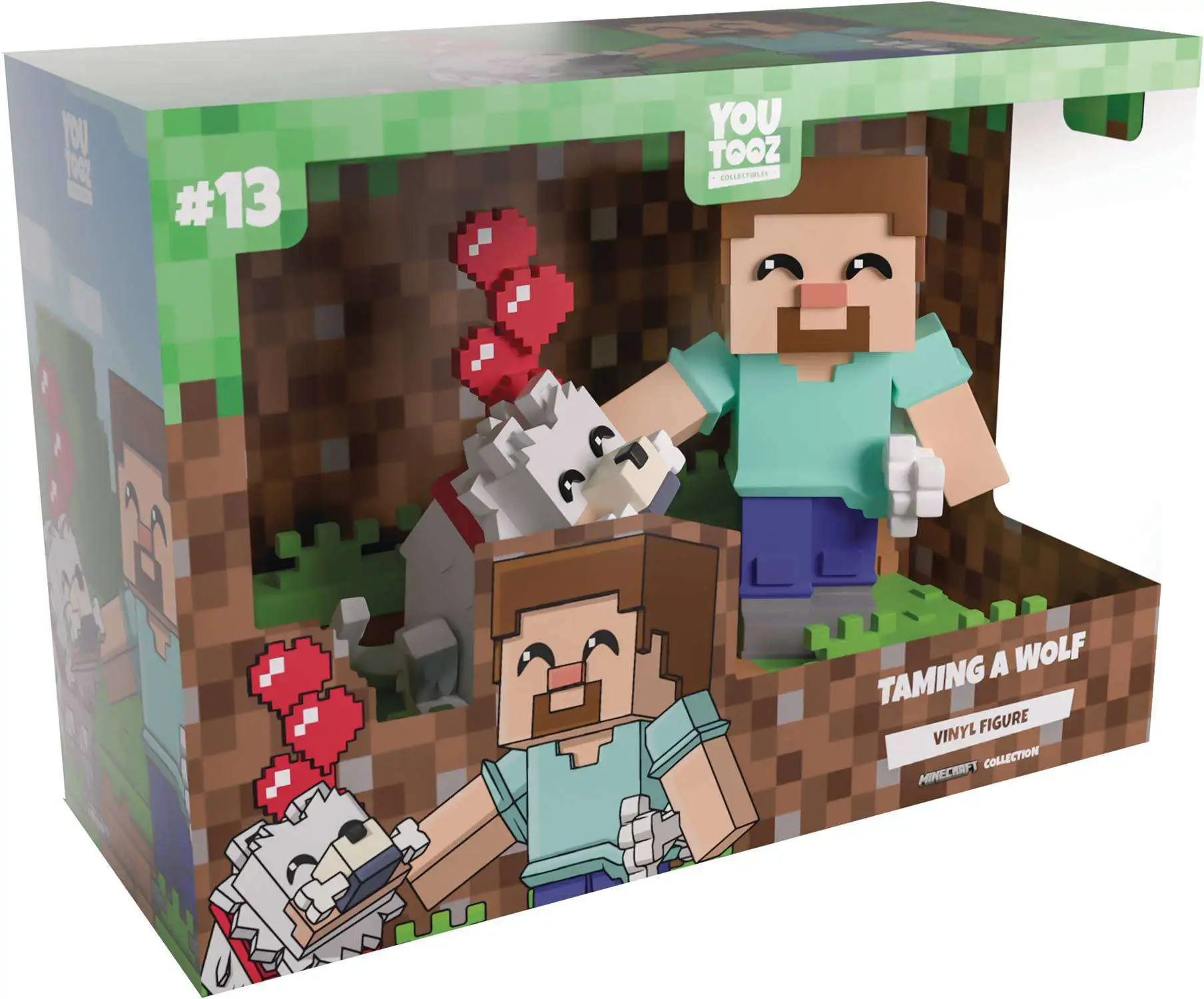 Minecraft Taming a Wolf 4.9-Inch Vinyl Figure (Pre-Order ships January)