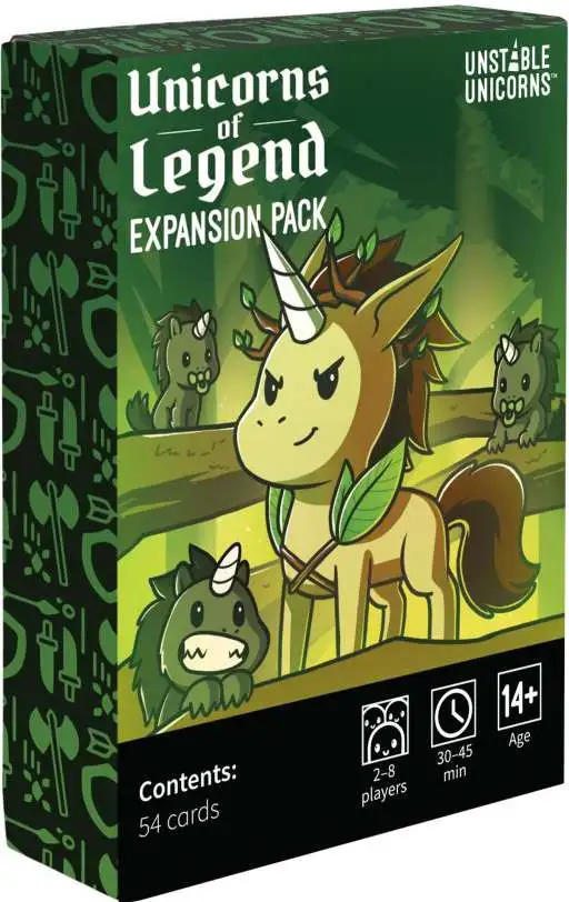 Unstable Unicorns Unicorns of Legend Card Game Expansion Pack