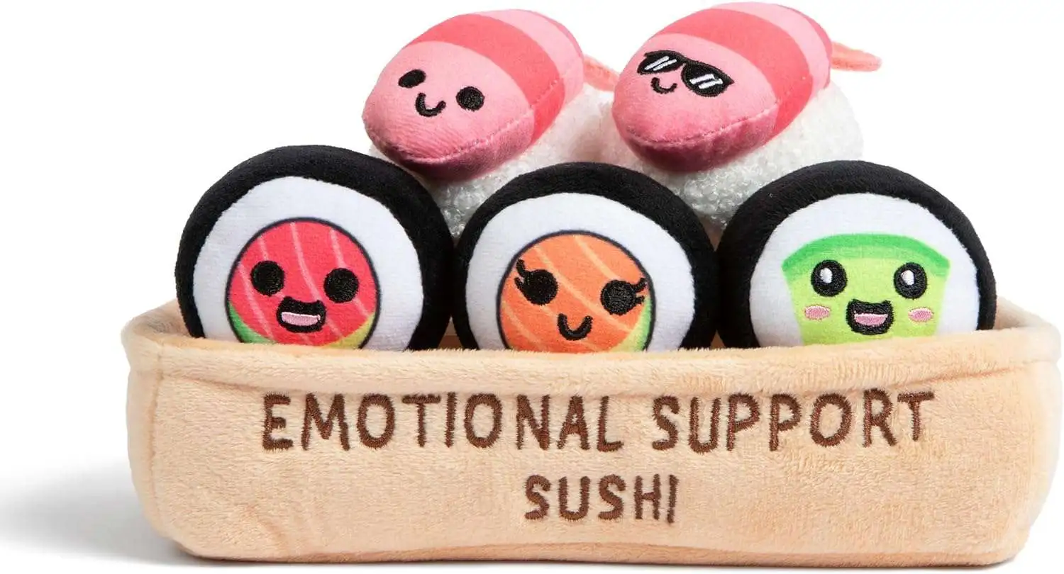 Emotional Support Sushi 8-Inch Plush Set
