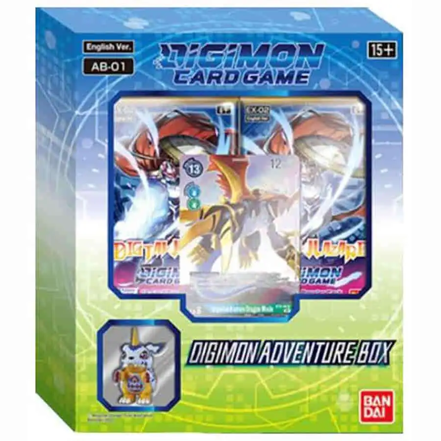 Trading Card Game Digimon Adventure Box AB-01 [4 EX02 Booster Packs, Promo Card & 1 RANDOM Figure!]