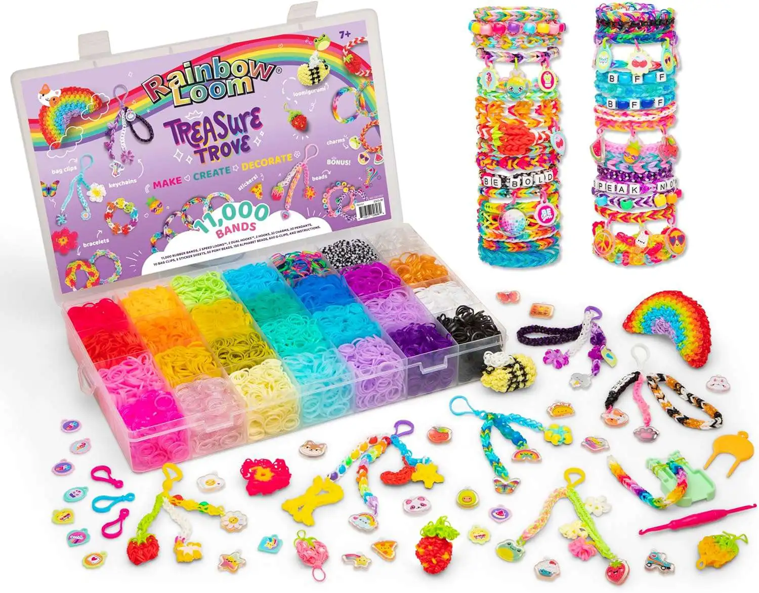 Rainbow Loom Burgundy Rubber Bands Refill Pack Twistz Bandz - ToyWiz