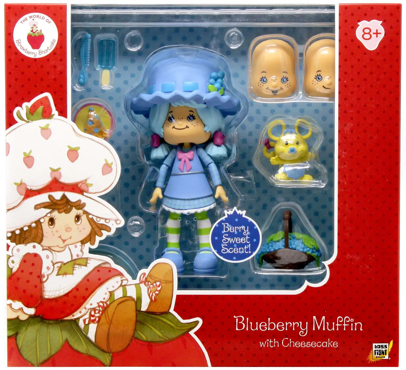 Strawberry Shortcake Classic Blueberry Muffin Action Figure [with Cheesecake]