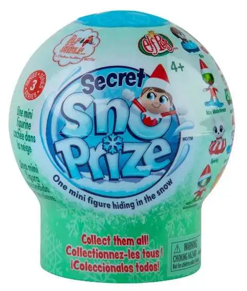 The Elf on the Shelf Secret Sno Prize Series 3 Mystery Pack [1 RANDOM Mini Figure Hiding in the Snow]