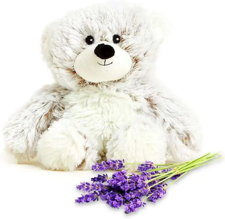 Warmies Junior Marshmallow Bear 9-Inch Weighted Plush [Heatable & Coolable]
