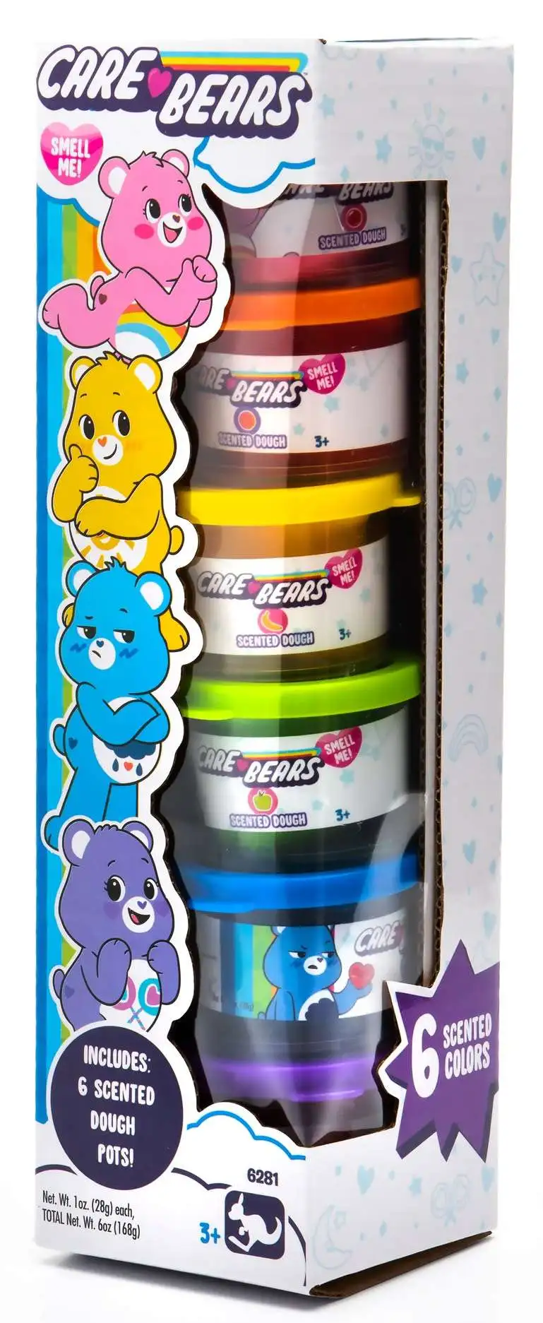 Care Bears Scented Dough Pots 6-Pack