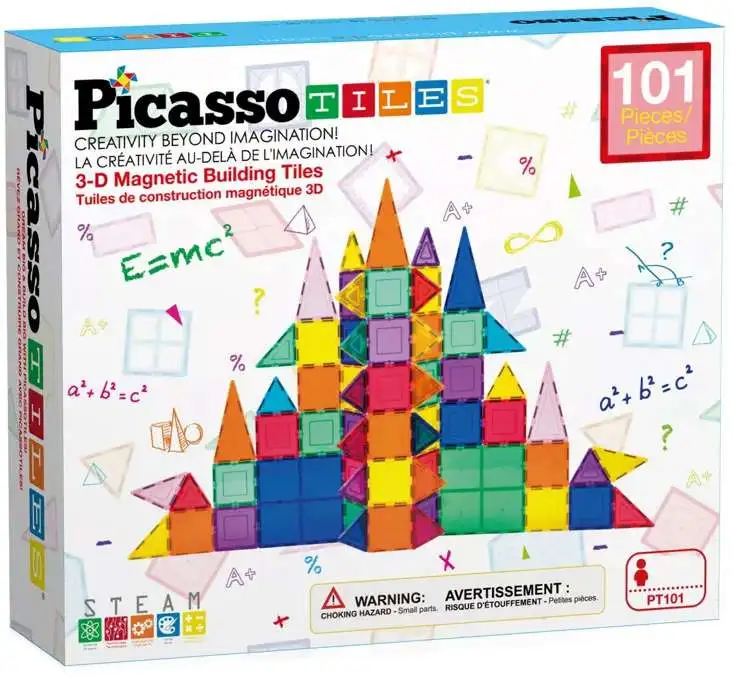 Picasso Tiles Classic Construction Playset PT101-NB