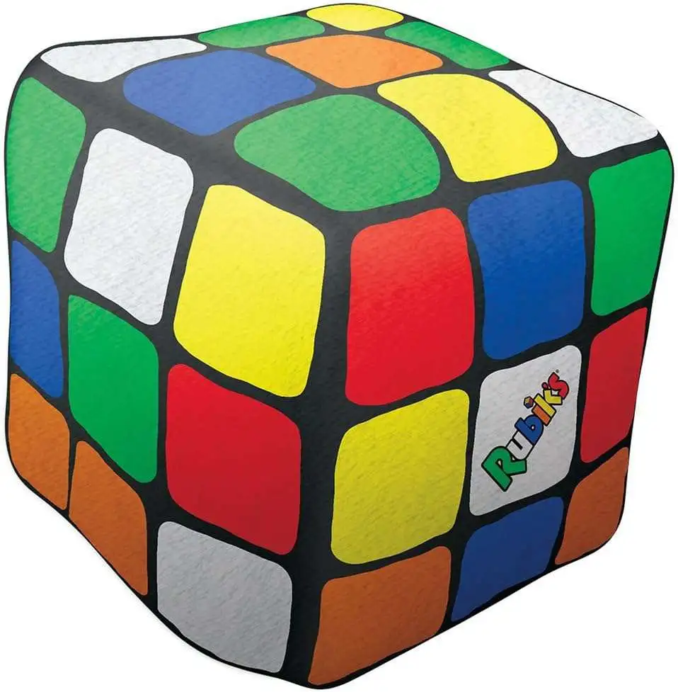 Rubik's Cube 16-Inch Microbead Plush