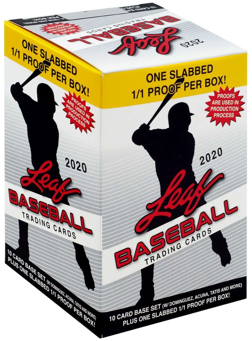 MLB Leaf 2020 Baseball Trading Card BLASTER Box [1 Slabbed 1/1 Proof Per Box]