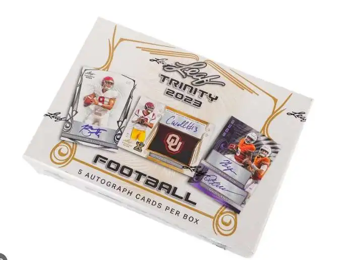 NFL Trinity 2023 Football Trading Card HOBBY Box [5 Autographs!]
