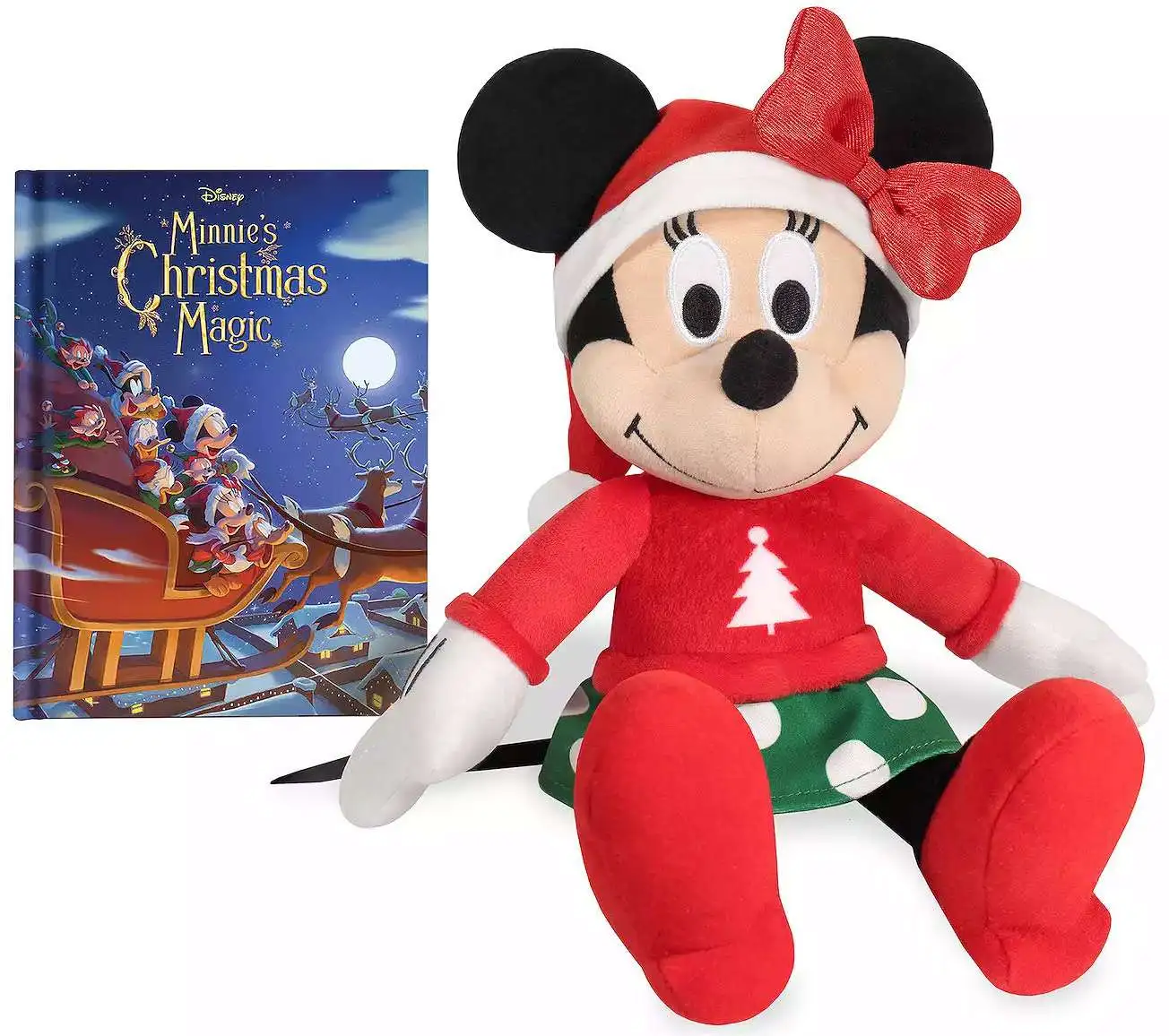 Disney Minnie's Christmas Magic Exclusive 13-Inch Plush & Book